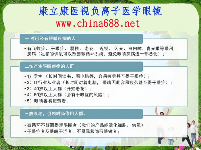 康医视负离子保健医学眼镜批发