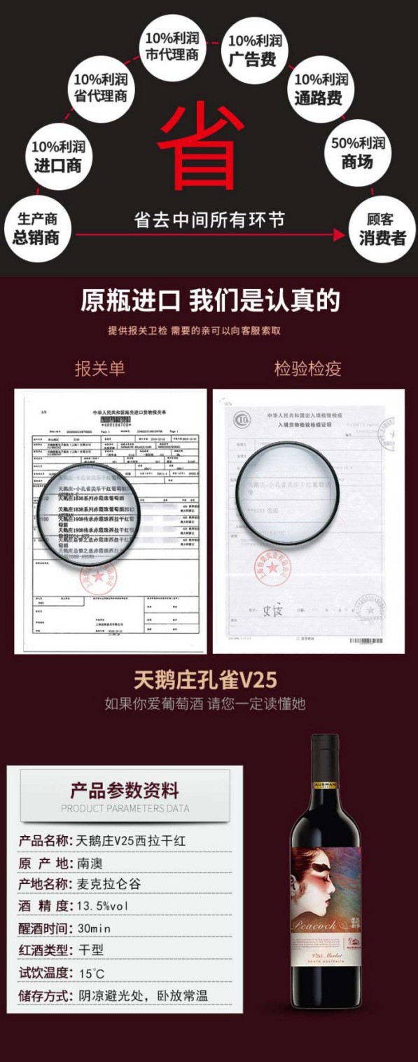 威海孔雀葡萄酒加盟
