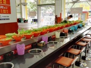 河南旋转小火锅价格/山西旋转小火锅加盟/新乡红满天旋转小火锅