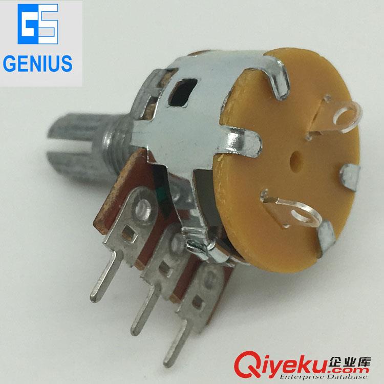 供應(yīng)臺(tái)灣精靈R16旋轉(zhuǎn)電位器 帶開關(guān)電位器 金屬柄 調(diào)光電位器原始圖片2