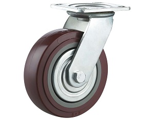 Swivel Polyurethane on Polypropylene Casters with Metal 