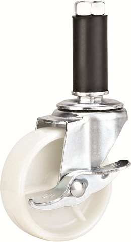 Swivel PP Caster with Expanding Stem