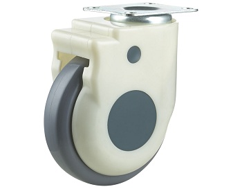 Medical Caster with TPU Wheel Swivel Plate