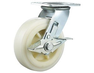 Heavy Duty Casters Polypropylene Wheel Swivel Plate with