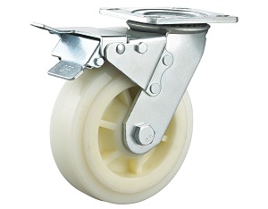 Heavy Duty Casters Polypropylene Wheel Swivel Plate with 