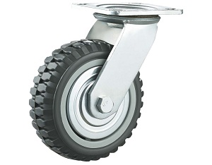 Heavy Duty Casters Polypropylene Wheel Swivel Plate with 