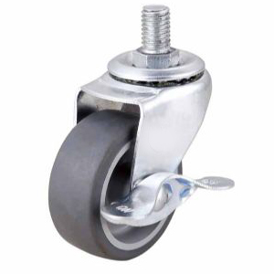 Light Duty Caster Rigid Thermoplastic Rubber Wheel