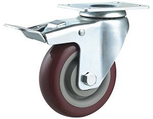 Medium Duty PU Caster Swivel Plate