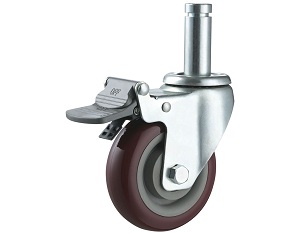 Medium Duty Caster with Polyurethane Wheel Swivel Top