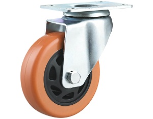 Medium Duty Caster with Polyurethane Wheel Swivel Top