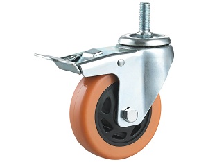 Medium Duty Caster with Polyurethane Wheel 