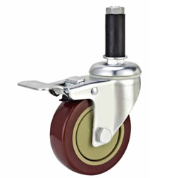 Medium Duty Caster Polyurethane Wheel with Plastic Cover