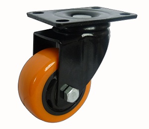 Medium Duty Casters Black Yoke 