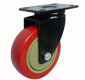 Medium Duty Casters Black Yoke 