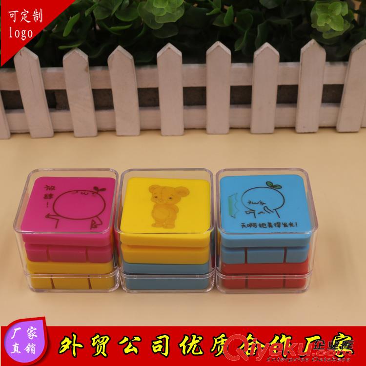 情人節定制小禮品 方形硅膠積木耳機繞線器 可定制圖案原始圖片3