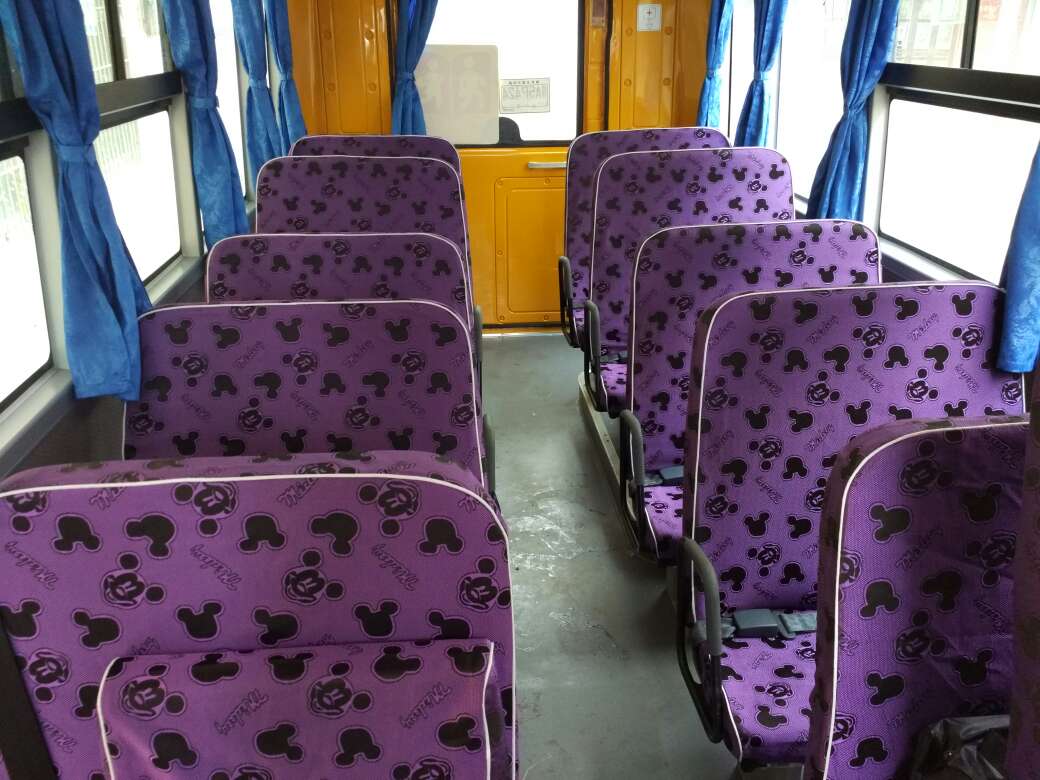 五菱校車座套福田華策校車座套訂制超龍蓮花校車座套原始圖片2