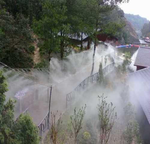 噴霧降溫 化工廠噴霧除臭工程 深圳市谷耐環(huán)?？萍加邢薰緩V西