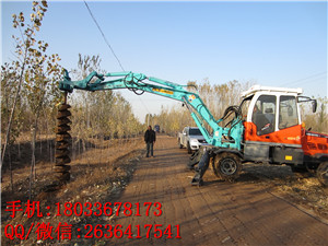 挖掘機(jī)式電線桿挖坑機(jī) 優(yōu)質(zhì)的挖坑機(jī) 電線桿挖坑機(jī)代理 原始圖片3