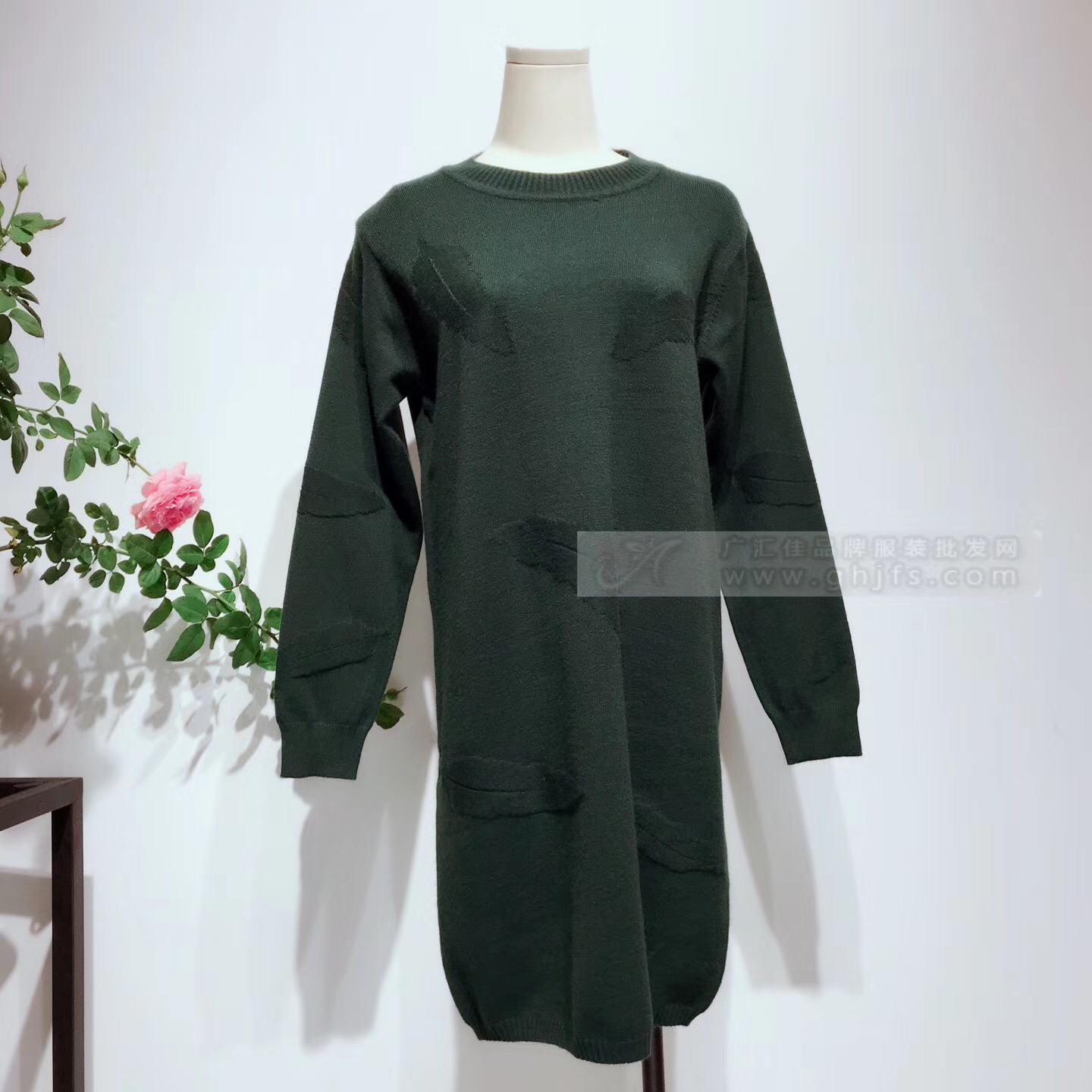 廣州百搭打底毛衣 品牌折扣女裝走份批發(fā) 打底衫批發(fā) 原始圖片2
