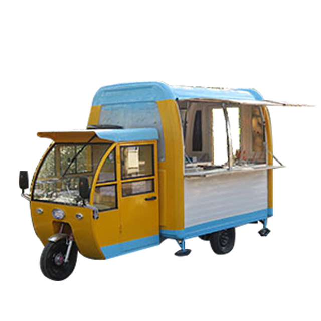 流動美食小吃快餐電動三四輪房車奶茶冷飲車多功能流動餐車定制原始圖片3