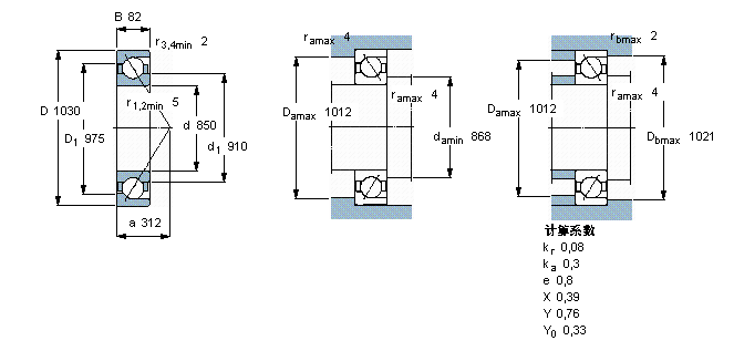 FAG 718/850-AMB-X-1磨煤机动态分离器轴承