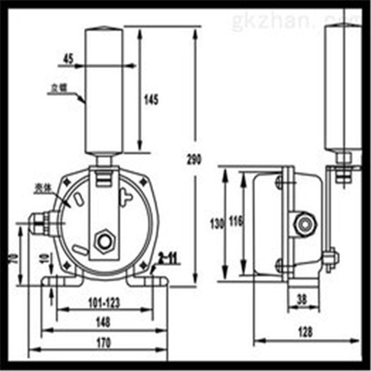 廠家直銷(xiāo) BKPT1型防爆兩級(jí)跑偏開(kāi)關(guān) 低價(jià)原始圖片2