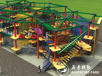 歷奇探險-空中步道-SKY WALK-繩網探險樂園