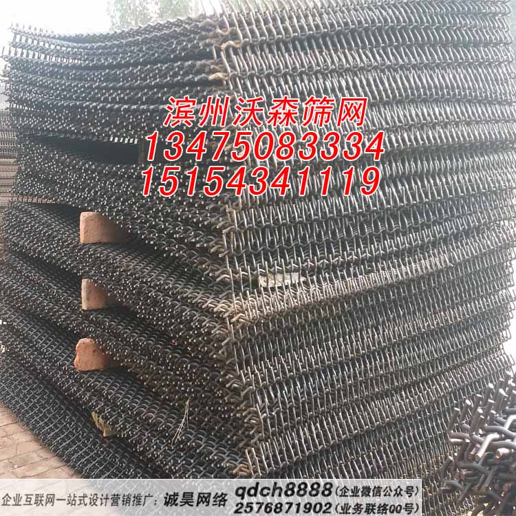 耐磨黑鋼65錳鋼礦篩網|礦山用65錳礦篩網