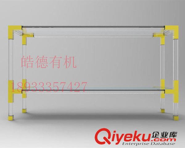 簡約門廳玄關臺案幾透明亞克力雅克控制臺條幾玻璃架原始圖片2