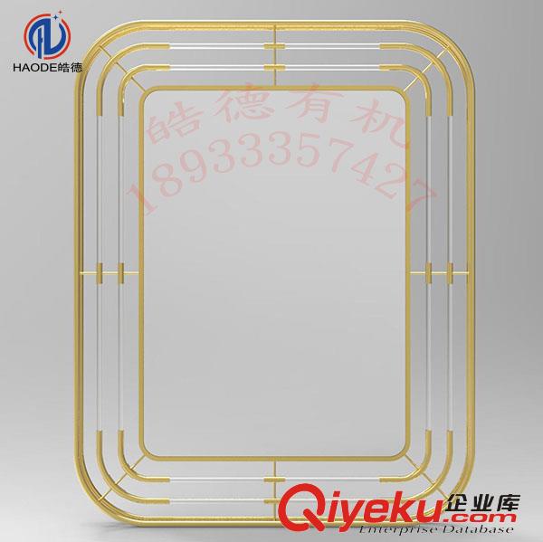 簡約背景墻酒店家具裝飾品亞克力墻鏡壁掛式亞克力背景墻個性背景墻