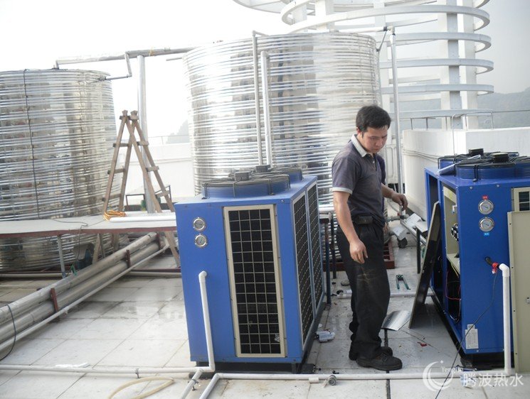 空氣能工程安裝 酒店賓館工廠深圳空氣能熱泵熱水器 熱水工程方案