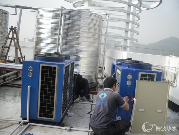 空氣能工程安裝 酒店賓館工廠熱水工程方案深圳空氣能熱泵熱水器