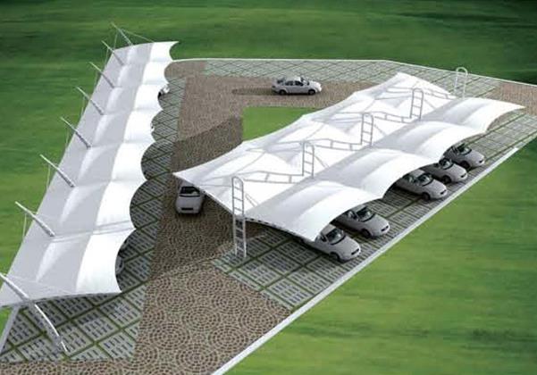 別墅車棚定做 停車場通道閘 中山市鴻鷲機電設備工程有限公司